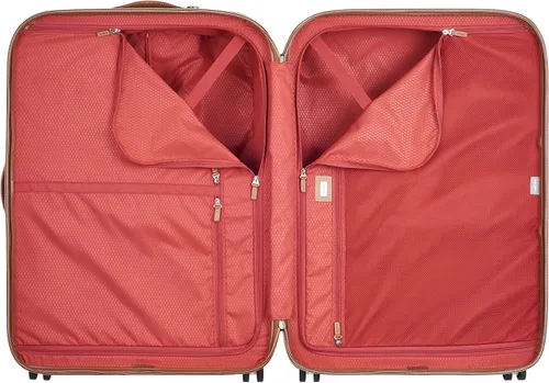 Vista 4 de DELSEY Paris Chatelet - Equipaje de cubierta dura con ruedas giratorias, champagne blanco ), 40167282015