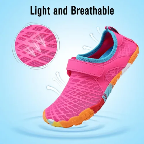 Vista 4 de Zapatos de agua para niños y niñas Cior, calzado acuático de secado rápido, ligeros, deportivos (niños pequeños y grandes)