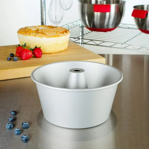 Vista 5 de Fat Daddio's PAF-8375 Molde de aluminio anodizado para pastel de alimentos, 8 pulgadas