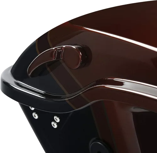 Vista 6 de TCMT Auburn Sunglo/Agujero Negro Con Rich Bourbon Duro Alforjas Para Harley Touring Street Electra Glide Ultra Limited 2014-2023