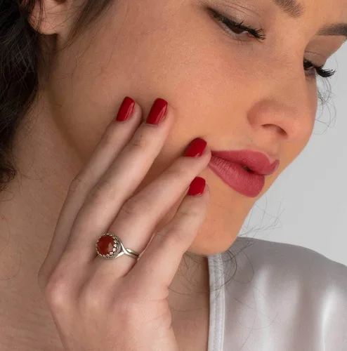 Vista 51 de 925 Sterling Silver Gemstone Rings for Women - Anniversary Rings for Women - Sterling Silver Rings for Women - Dainty Sterling Silver Rings