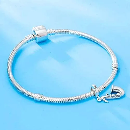 Vista 4 de Abalorio para saxofón de plata de ley 925 para pulsera original
