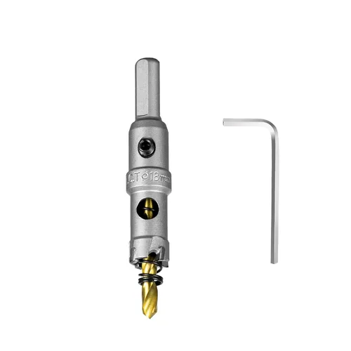 Vista 43 de SALI Kit de sierra perforadora TCT de 1 pulgada (1.024 in) con punta de carburo de tungsteno con broca piloto chapada en titanio para metal, acero