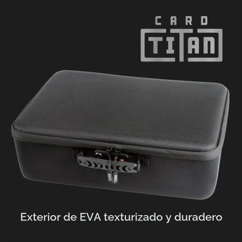Vista 7 de Card Titan Toploader y One Touch - Caja de almacenamiento de tarjetas coleccionables con cierre de cremallera, caja de tarjetas deportivas
