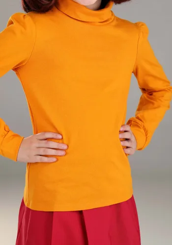 Vista 3 de Disfraz de Velma de Scooby Doo para niña Multicolor