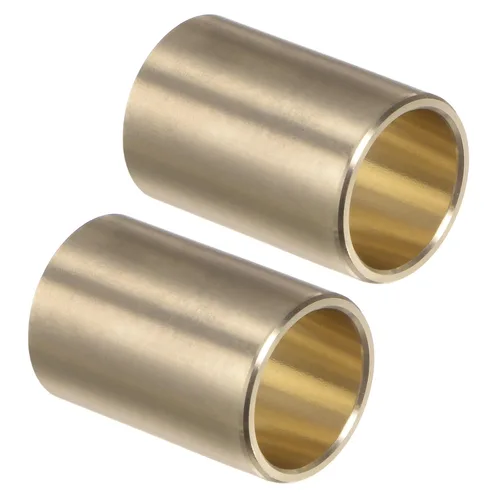 Vista 17 de uxcell Bujes de Manga 1" de Diámetro Interior 1-1/4" de Diámetro Exterior 1" de Longitud de Latón Fundido Autolubricante