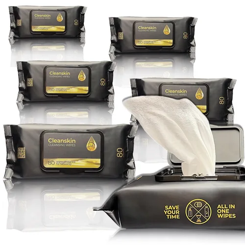 Vista 11 de CleanSkin - Toallitas limpiadoras para tatuajes de jabón verde, todo en uno, toallitas para tatuajes durante el tatuaje Cuidado posterior