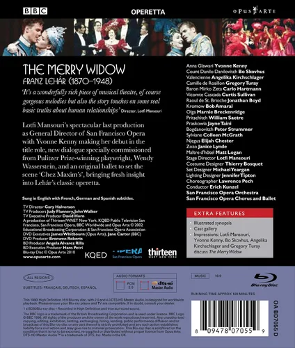 Vista 3 de Lehar The Merry Widow Blu-ray
