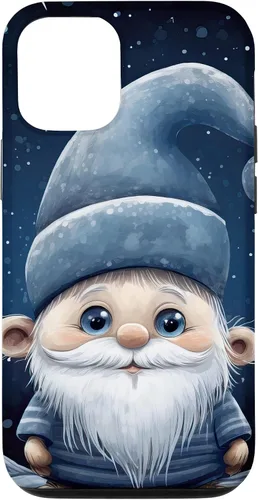 Vista 26 de iPhone 16 Funny Winter Gnome For Christmas Cute Xmas Snowflake Pattern Case