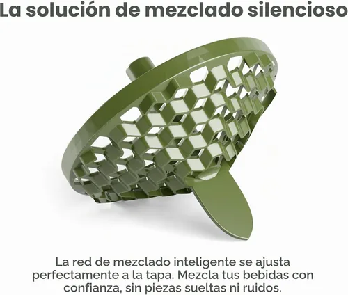 Vista 3 de Smartshake Reforce - Botella mezcladora de proteínas de acero inoxidable, sin aislamiento, unisex, para gimnasio, botellas agitadoras de metal, 30.4