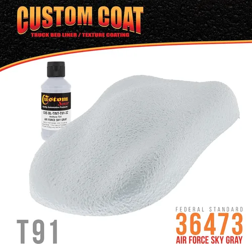 Vista 2 de Revestimiento personalizado de 300 ml (color negro metálico) de Urethane Tint concentrado para tintar camión cama revestimiento – Proporcionado