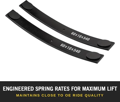 Vista 3 de Supreme Suspensions - Kit de elevación trasera Add-A-Leaf de 1.5"-2" para Ford Ranger 2WD 4WD 1983-2012 - Juego AAL corto de 21.5" con almohadillas