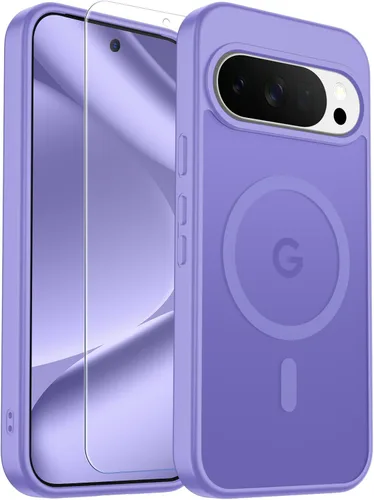 Vista 29 de SUPFINE Funda magnética para Google Pixel 10 Pro XL con protector de pantalla (imanes integrados) (protección contra caídas de grado militar)