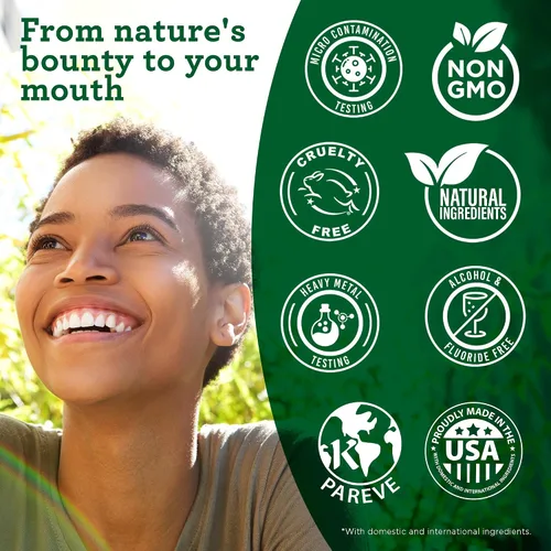 Vista 9 de GuruNanda Paquete de brillo de dientes natural definitivo: aceite de coco y menta (paquete de 2) y aceite de menta de coco para una sonrisa