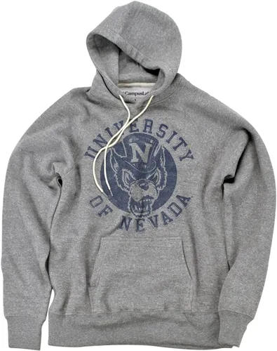 Vista 22 de Campus Lab Collegiate Classic Retro Stamp - Sudadera con capucha unisex para adultos