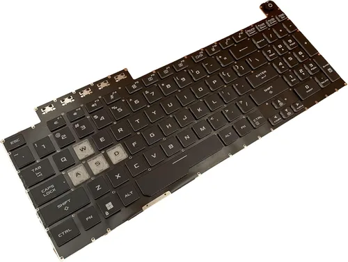 Vista 7 de Teclado de repuesto para portátil con retroiluminación de colores RGB para ASUS TUF Gaming 8 F15 FX506 FA506 FA506II FX506H FA506Q FX506L FA506H F17