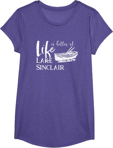 Vista 21 de Life is Better at Lake Sinclair Georgia Camiseta Negro
