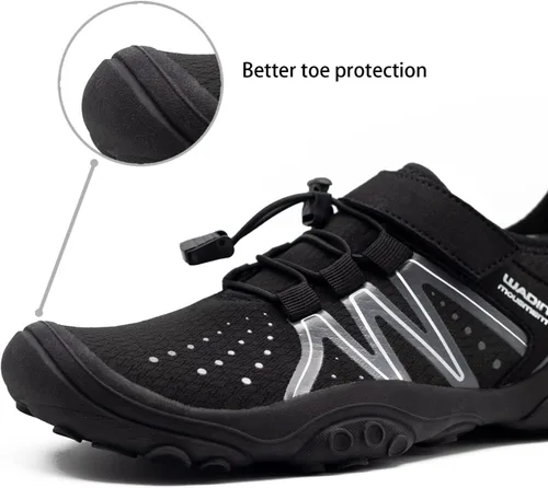 Vista 4 de Zapatos de agua para hombre y mujer, secado rápido, descalzos, para playa, Brook, atléticos, deportivos, para navegar, surf, senderismo, yoga, uso
