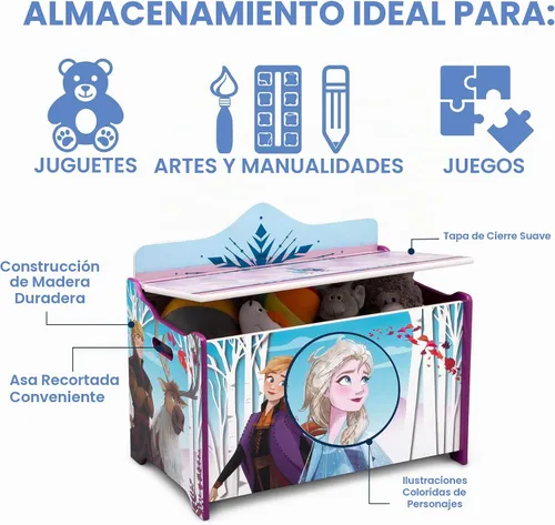 Vista 4 de Delta Children Caja de juguetes Deluxe, Frozen II (Disney)