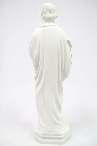 Vista 7 de Estatua religiosa católica de San José de San José, escultura religiosa de 16 pulgadas, colección Vittoria hecha en Italia