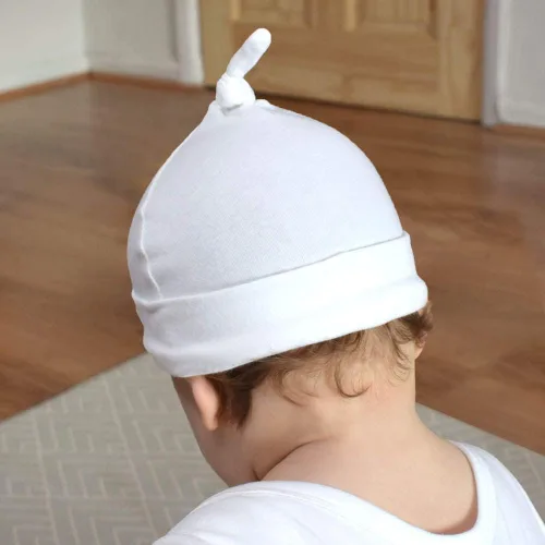 Vista 6 de Azeeda 'Growing Quince' Baby Beanie Hat (BH00020343)