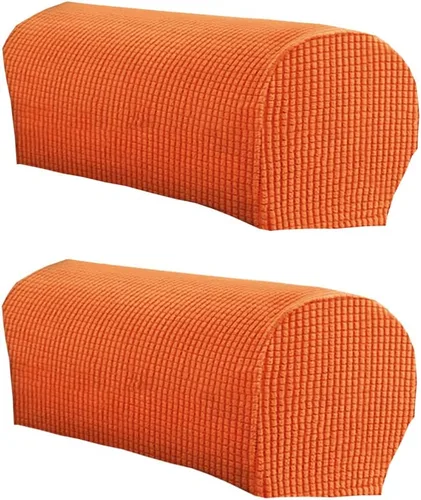 Vista 8 de LINGXIYA Funda de Reposabrazos de Terciopelo Suave y Elástico, Fundas para Reposabrazos de Sillas/Sofas, Fundas para Brazos de Sofá, Protector