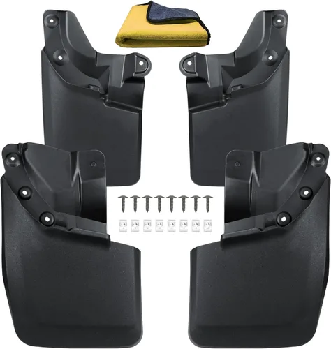 Vista 10 de Aleta de Lodo Compatible con Toyota Tacoma 2005-2015, Protectores de Salpicaduras, Protectores de Llantas (con Guardabarros), Delantero y Trasero