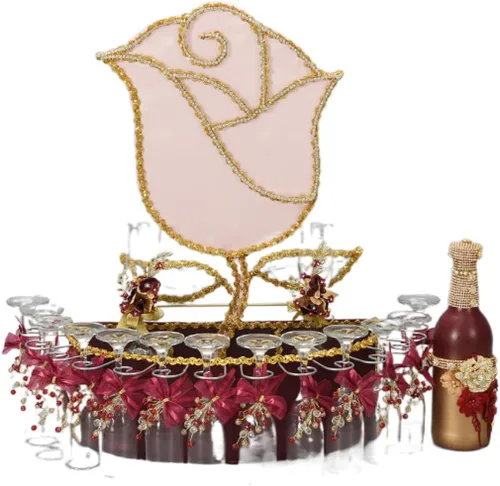 Vista 8 de A&C Quinceañeras and More Accesorios Juego de membrillo Sweet Sixteen Accessories Quinceañera bible Quinceañera Tosting Set 194 (álbum)