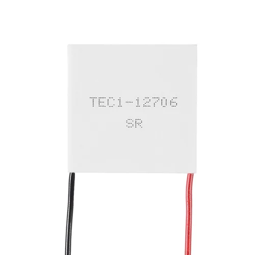 Vista 2 de 4PCS TEC1-12706 Refrigerador Termoeléctrico TEC1-12706 Semiconductor Refrigeración Tablets 12V 6A Disipador de calor 40x40MM
