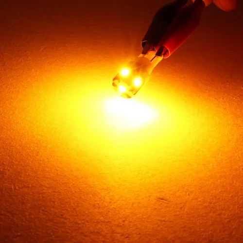 Vista 6 de PHINLION 194 foco LED amarillo ámbar súper brillante 168 2825 2827 T10 W5W miniatura focos LED de repuesto para luces de interior de coche, domo