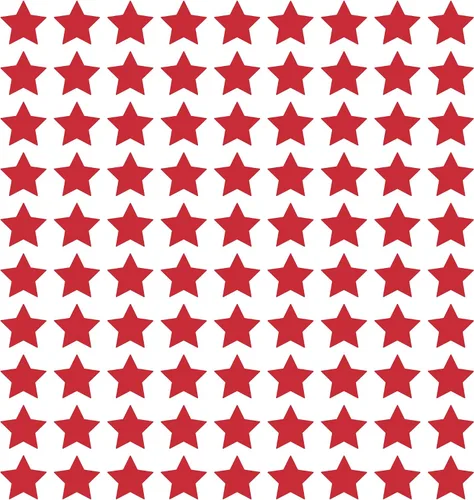 Vista 57 de LiteMark Calcomanías de vinilo mate extraíbles con diseño de estrella Blanco