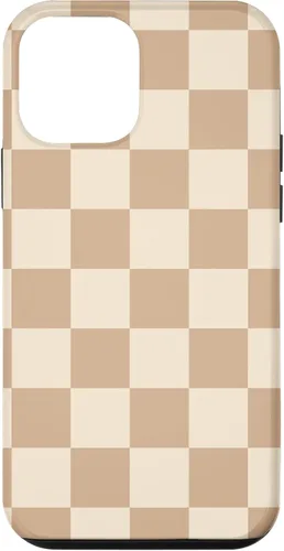 Vista 16 de Light Beige Classic Checkered Big Checkerboard Case for iPhone 17