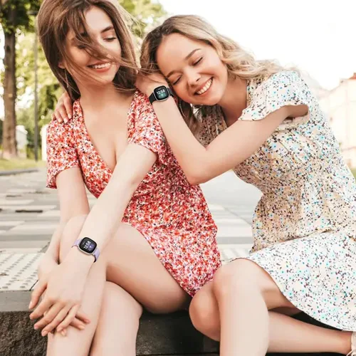 Vista 6 de Maledan Banda de Repuesto para Correas Fitbit Sense Hombres Mujeres, Correa de Reloj Elástica de Nylon Transpirable Suave para Versa 3/Versa 4
