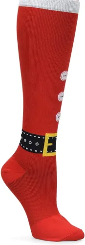 Vista 4 de Nurse Mates Calcetines de pantorrilla para mujer Compresión de 12-14 mmHg Soporte y comodidad superiores 1 par Tinte espacial Aqua Breeze