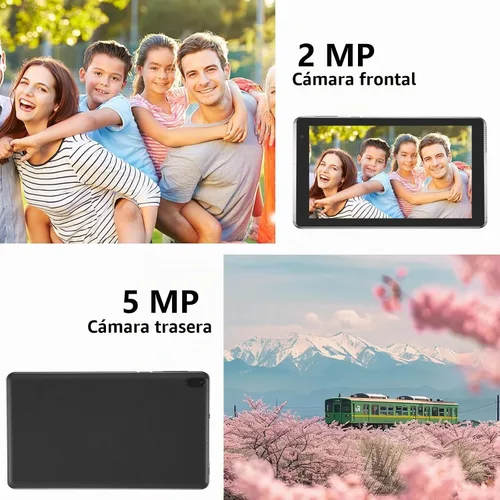 Vista 3 de YQSAVIOR Tabletas, Android 15 Tablet 7 pulgadas, 8GB RAM 32GB ROM Tablet PC Quad-Core Procesador de Computadora Tablet para Niños, Pantalla IPS