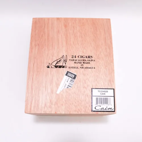 Vista 6 de Cain Habano 654T - Caja vacía de madera para cigarros, 6.75 x 5.75 x 4.25 pulgadas