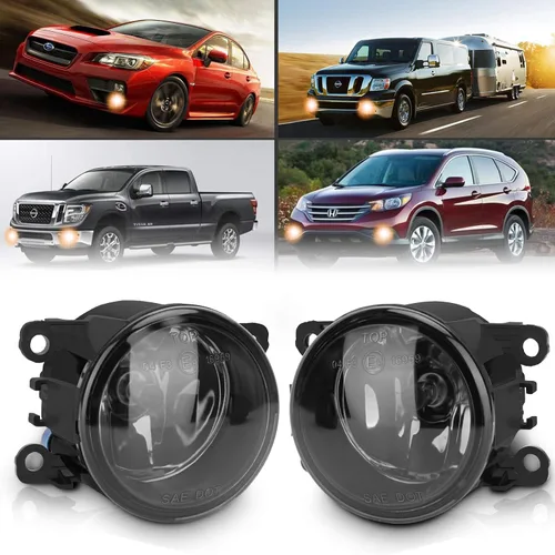 Vista 10 de TangMiGe Lámparas antiniebla para Nissan Honda, Ford, Acura, Subaru, Suzuki, Lincoln, Jaguar, accesorios para conducción, luz antiniebla, repuesto