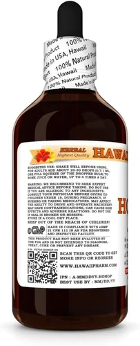Vista 4 de Hawaii Pharm Hoodia (Hoodia Gordonii) Extracto Líquido 4x4 Oz