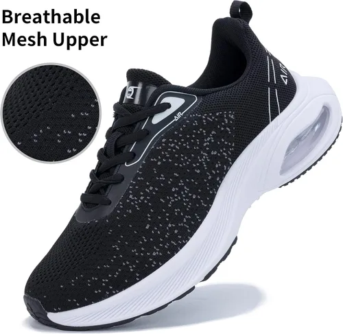 Vista 3 de JOYFON Tenis deportivos transpirables para mujer, para entrenamiento, gimnasio, correr, deportes