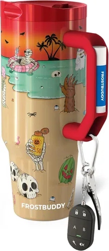 Vista 225 de Frost Buddy Thicc Buddy - Vaso aislado de 16 onzas (amor americano)