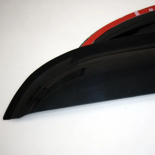Vista 6 de Viseras adhesivas de ventana compatibles con Honda Civic Coupe 2001-2005 serie 2 puertas, deflector de ventana, protector de lluvia ahumado