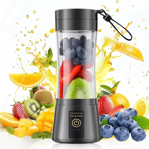 Vista 10 de Personal On-the-Go Handheld Single Blender, Freshly Squeezed in Home/Office Pink