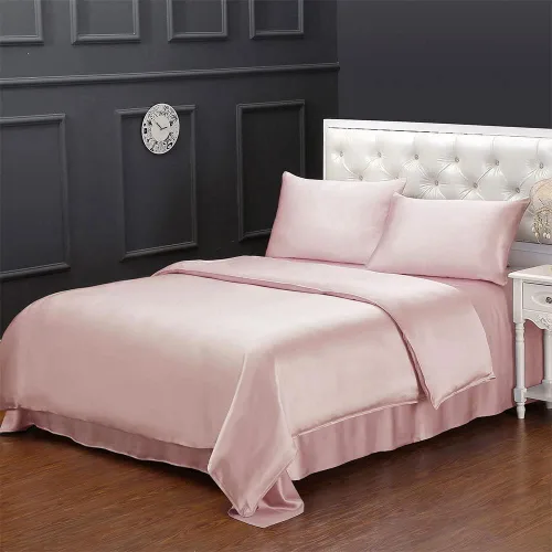Vista 15 de LILYSILK Funda de edredón de seda negra para cama individual, fundas de edredón de seda de 19 momme