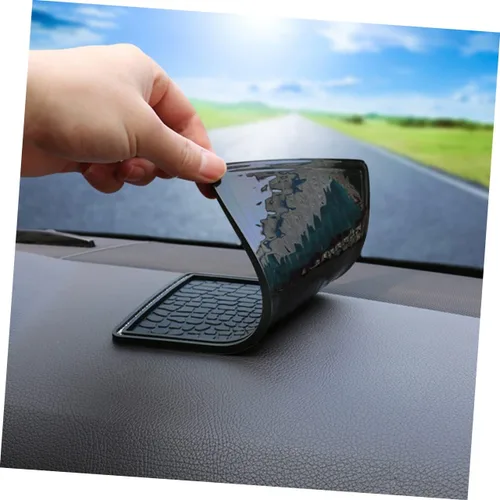 Vista 7 de Didiseaon Cojín único del tablero de instrumentos del coche de los accesorios del coche del cojín del teléfono del PVC para el adorno del tablero