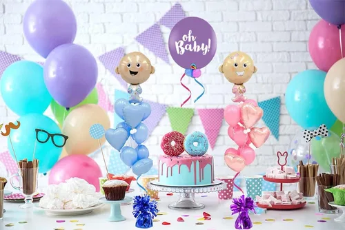 Vista 8 de Pesas metálicas para globos, recuerdos de fiesta de cumpleaños, regalos novedosos y mordazas, 5.5 pulgadas, paquete de 12 unidades (negro)