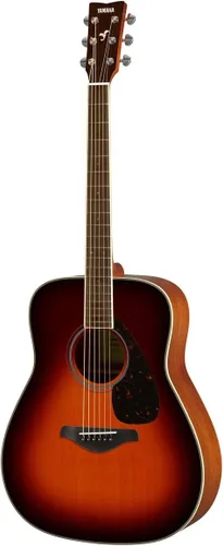 Vista 15 de Yamaha fg820 Guitarra Acústica, color natural, Natural