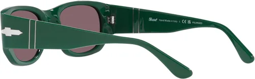 Vista 5 de Persol PO3307S - Gafas de sol rectangulares, VerdeNegro Polarizado