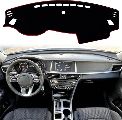 Vista 7 de Funda de Protección para Salpicadero Interior Compatible con Kia Optima Sedan LX EX S SX Turbo SXL Turbo LX Turbo 2016-2020 Protector contra Rayos