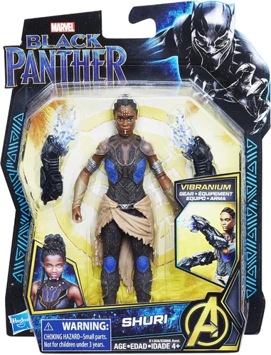 Vista 2 de Figura de acción Shuri de Back Panther, de 6 pulgadas, de Marvel