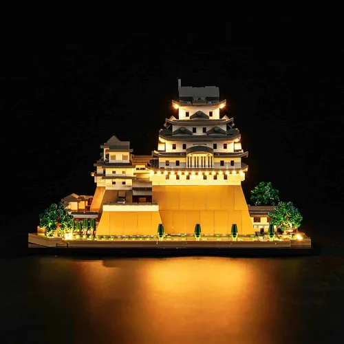Vista 10 de LocoLee Kit de luces LED compatible con LEGO Himeji Castle 21060, LEGO Architecture Castle Creative Lighting Set Accesorios compatibles con LEGO